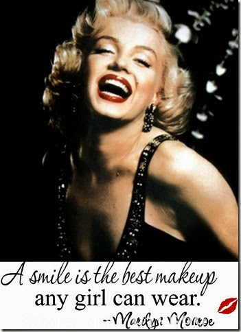 Marylin Monroe e il suo splendido sorriso