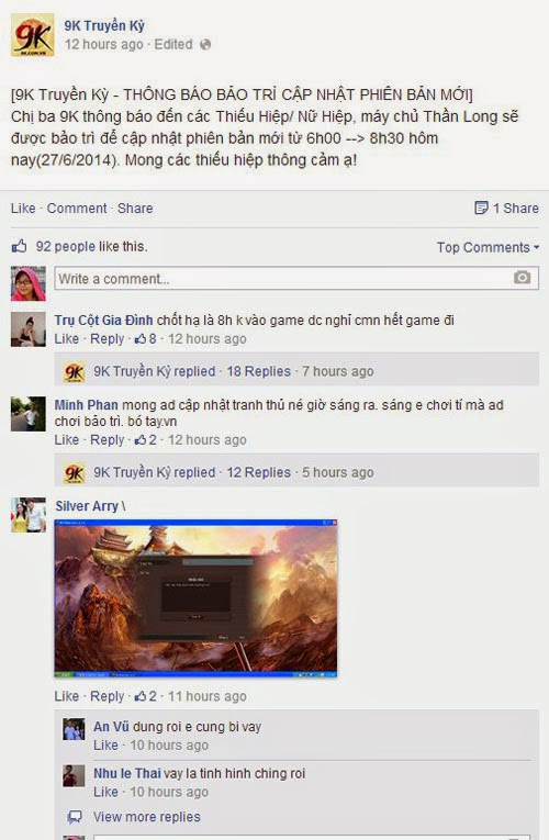 nhieu game thu buc xuc len fanpage keu gao vi kho dang nhap game.jpg nhieu game thu buc xuc len fanpage keu gao vi kho dang nhap game.jpg