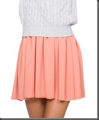 pleated skirt short American Apparel Pastel -Styleista