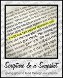 scripture and a snapshot scripture and a snapshot