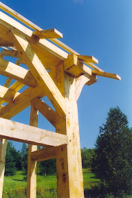 Dumby head on the end of the tie beams add exceptional strength.
