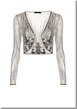 Chiffon embellished bolero1