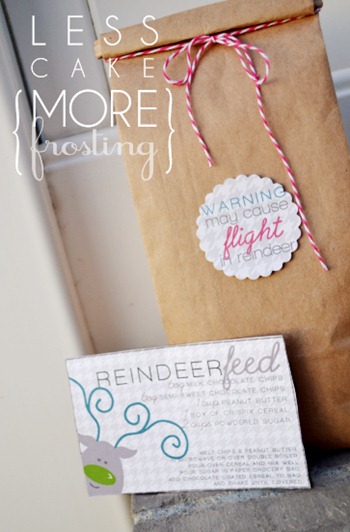 reindeer feed gift idea reindeer feed gift idea