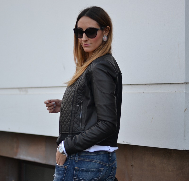 C&A, Diesel, Diesel Jeans, Miu Miu, Miu Miu Bag, Valentino, Valentino sunglasses, Studded shoes, sneakers, studded sneakers, Pinko, Pinko jacket, Pinko Ambassador, Ziba Jewels, Ziba earrings, Ziba, Benedetta Mariotti, Benedetta Mariotti Braccialetto, Fashion blogger, fashion blogger italiane, fashion blogger firenze