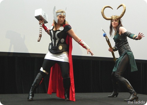 EB Expo Just 'Cos Cosplay Competition - Loki and Thor from The Avengers EB Expo Just 'Cos Cosplay Competition - Loki and Thor from The Avengers