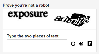 CAPTCHA prima di creare un account Google