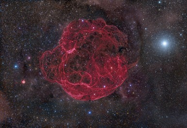 remanescente de supernova Simeis 147