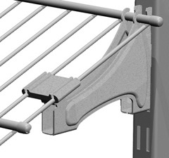 Closetmaid shoe bracket Closetmaid shoe bracket