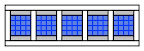 showroom, 2003, digital c-print on sintra panel, 25 x 70 in.