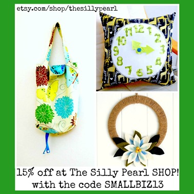 Small Business Saturday Sale at the Silly Pearl SHOP with code SMALLBIZ13 Small Business Saturday Sale at the Silly Pearl SHOP with code SMALLBIZ13