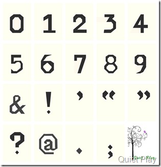Just My Type Numbers and Punctuation Just My Type Numbers and Punctuation