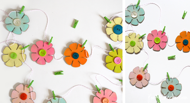 Spring Flower Garland