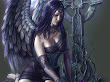 Black Angel On The Cemetry