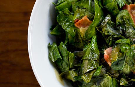 Collard Greens with Bacon (photo)