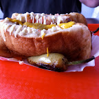 A Sonoran hot dog at El Guero Canelo