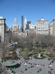 Union Square Park from Filenes Basement Union Square Park from Filenes Basement