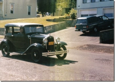 08 1931 Ford Model A Tudor Sedan in the Rainier Days in the Park Parade on July 13, 1996