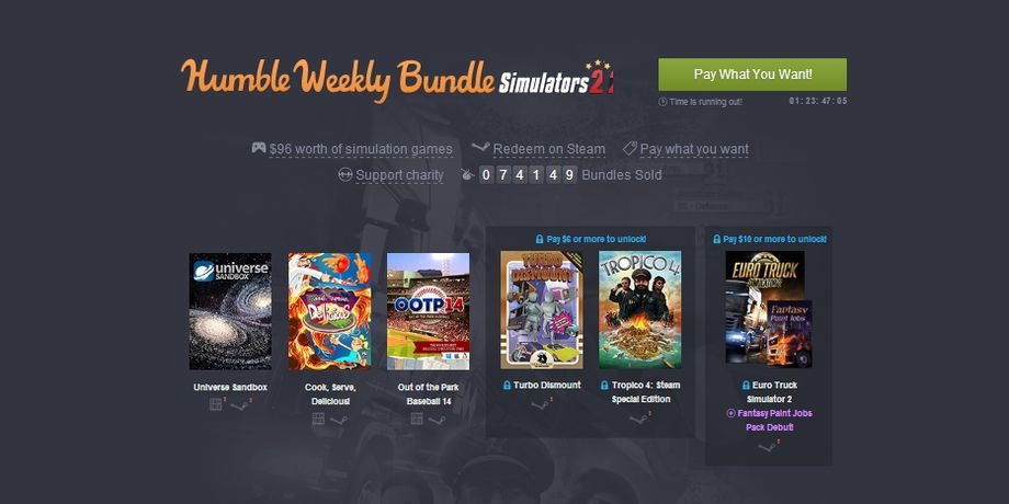 Humble Weekly Bundle: Simulators 2