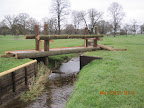 One way of crossing the Vicarage Ditch!