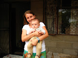 Lora and Matimu in front of our home where we lived in Dumphries for almost 2 1/2 years! Transition to Madagascar - 104.jpg