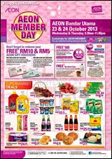 AEON Member Day Bandar Utama 2013 Malaysia Deals Offer Shopping EverydayOnSales