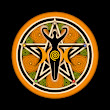 Gold Goddess Pentacle