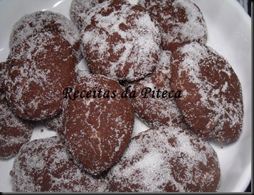 Broas de chocolate-perto Broas de chocolate-perto