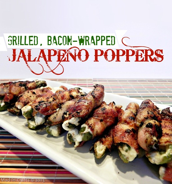 Grilled Bacon Wrapped Jalapeno Poppers Recipe