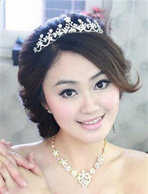 Nice Korean Bridal Hairstyle 2013