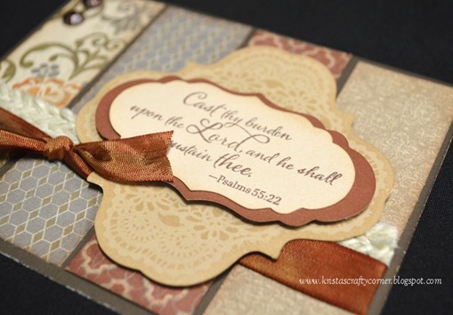 Huntington card box and 4 cards_ cast your burdens close up card DSC_2307 Huntington card box and 4 cards_ cast your burdens close up card DSC_2307
