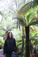 Mel in the fern forest