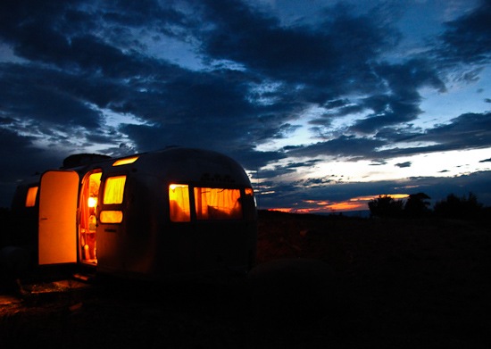Airstream at Dusk Airstream at Dusk