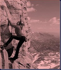 free-climbing