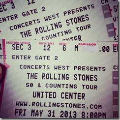 Stones tickets edit