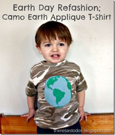 Camo Earth Applique Refashion