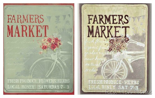 farmers market collage