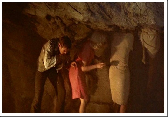 179. George with Weena underground