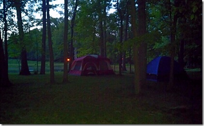 camp out