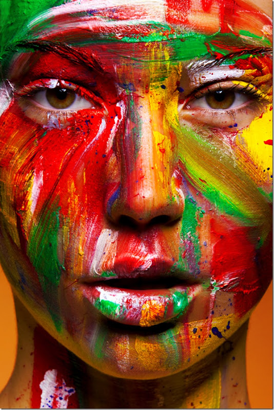 Face-Art from Юлия Секмен (Julia Sieckmann) Painted (1)