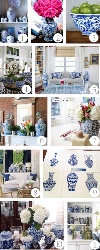 blue and white inspiration