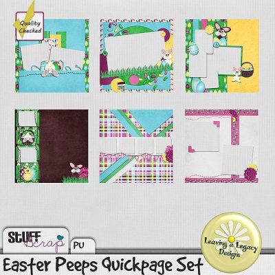 Easter Peeps Quickpages