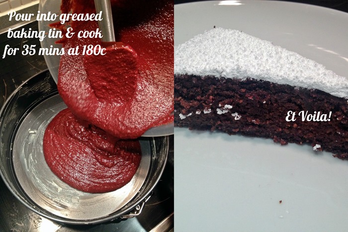 beetroot and chocolate cake recipe 3-tile