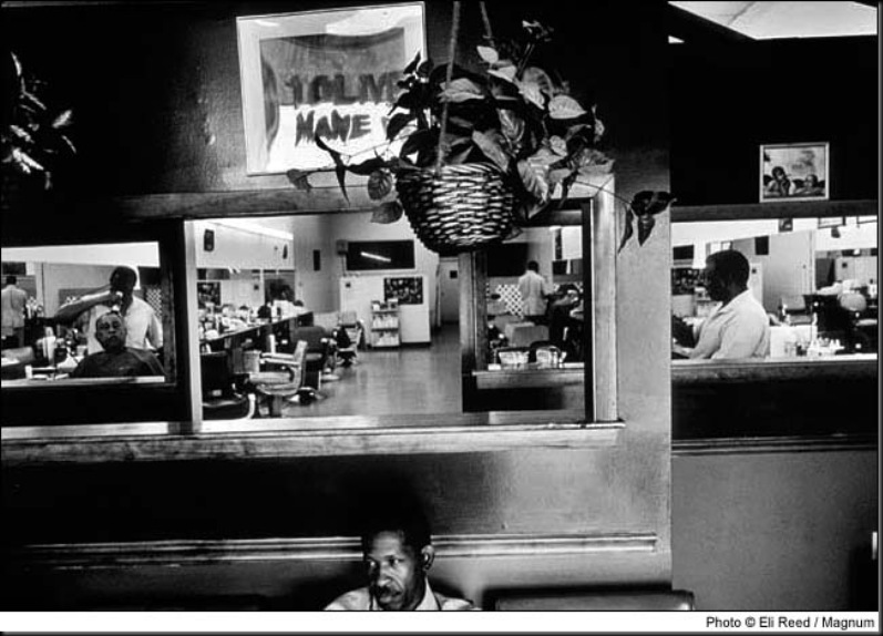 Black barbershop in Eau Claire.