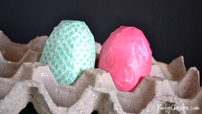 Super Easy Washi Tape Easter Eggs