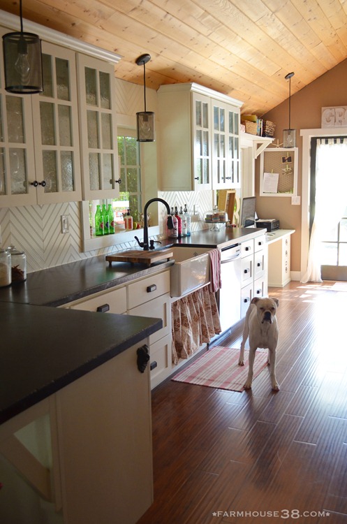 The backsplash: other than tile from thrifty decor chick