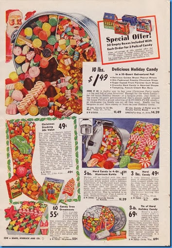 1940 Christmas Catalog for Candies