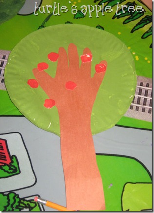 Paper Plate Apple Tree by Turtle Paper Plate Apple Tree by Turtle