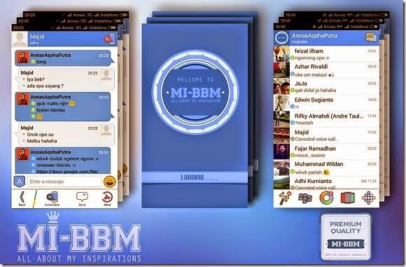 Download BBM mod MI-BBM Versi 2.6.0.30 For HDPI & XHDPI ONLY