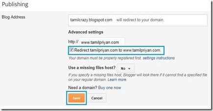 bigrock-blogger-mapping-Blogger-redirecting-the-address