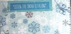 Winter Fun photo journal listen the snow is falling pg 6